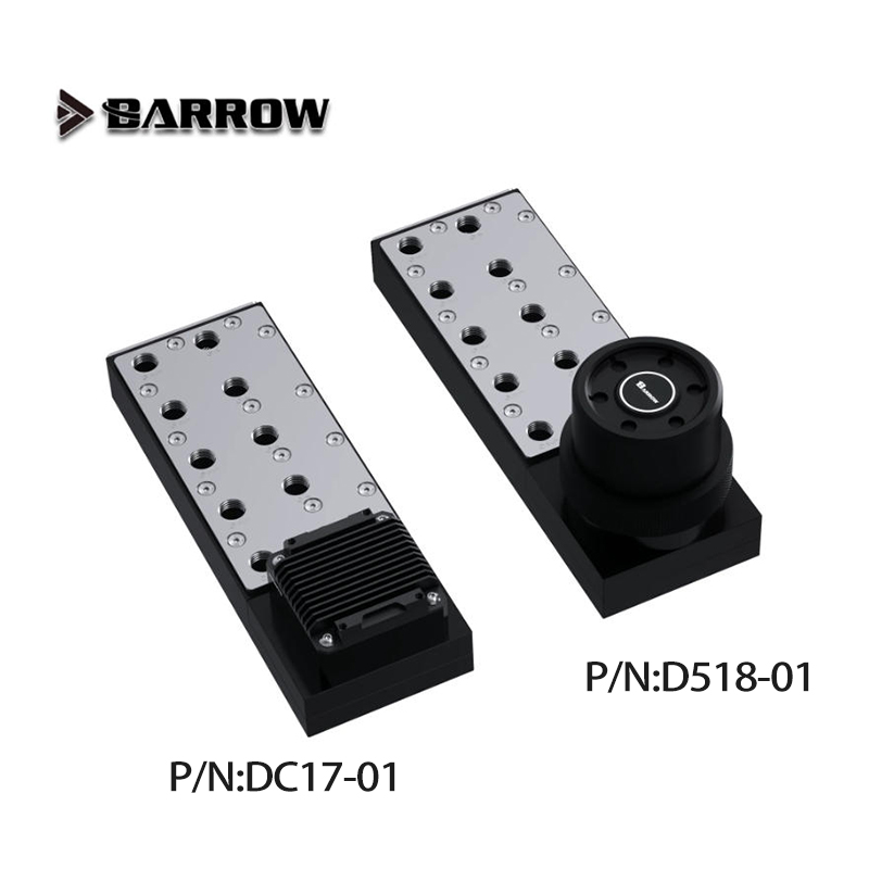 Integrated Pump Reservoir Distro Plate - Пластина/доска Barrow из нержавеющей стали с
