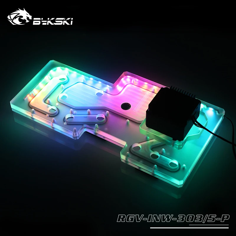 BYKSKI Acrylic Board Water Cha – обзор и цена Distro Plate Ddc Pump Combo