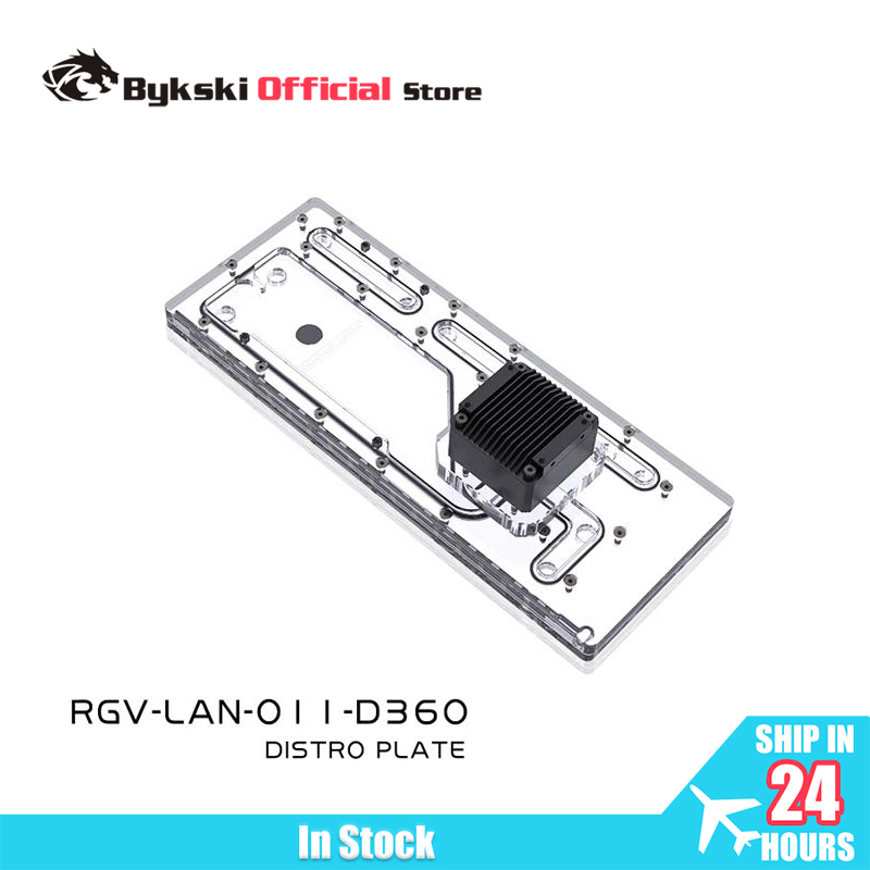 Акриловая панель BYKSKI Distro – обзор и цена Distro Plate Ddc Pump Combo