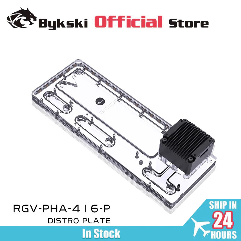 BYKSKI RGV-PHA-416-P акриловый – обзор и цена Distro Plate Ddc Pump Combo