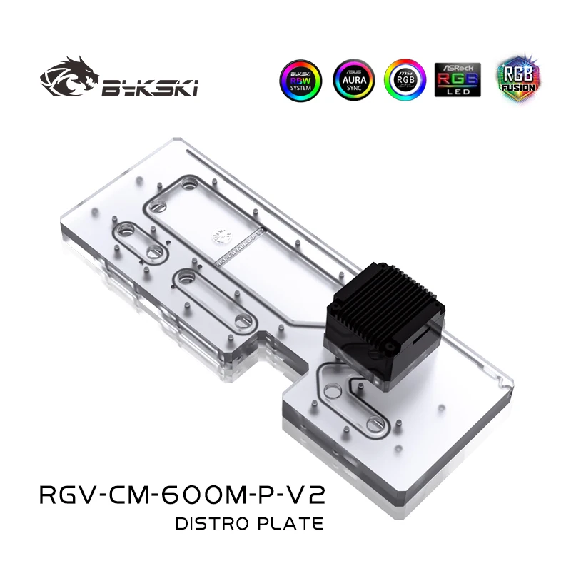 Акриловый бак BYKSKI для корпу – обзор и цена Distro Plate Ddc Pump Combo