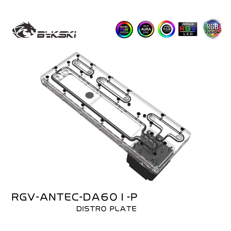 BYKSKI акриловая водяная плата – обзор и цена Distro Plate Ddc Pump Combo
