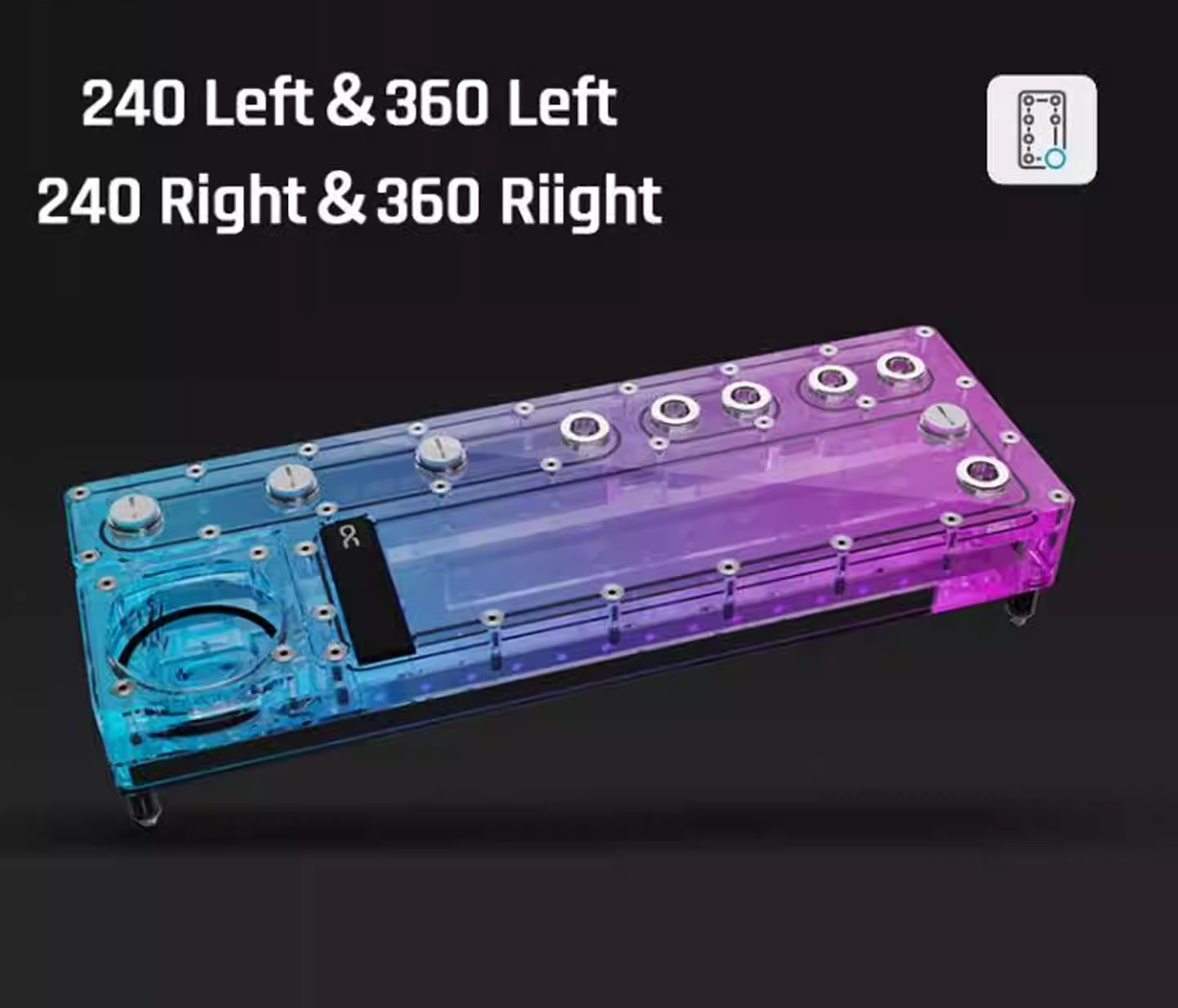 Пластина Alphacool Core Distro – обзор и цена Integrated Pump Reservoir Distro Plate