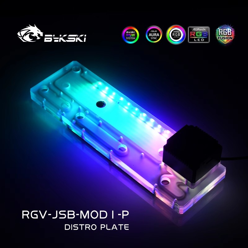 BYKSKI Акриловая плата Решение – обзор и цена Distro Plate Ddc Pump Combo